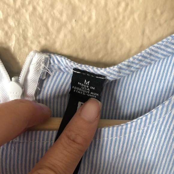 Design Lab by lord & Taylor striped ruffled dress - Picture 3 of 4